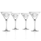 Rolf Glass Royal Fleur De Lis 10oz Martini Cocktail Glass