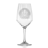 Rolf Glass Royal Fleur De Lis 19.5oz All Purpose Wine Glass