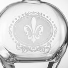 Rolf Glass Royal Fleur De Lis 23oz Whiskey Decanter 3pc Set