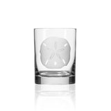 Rolf Glass Sand Dollar 13oz Double Old Fashioned Glass