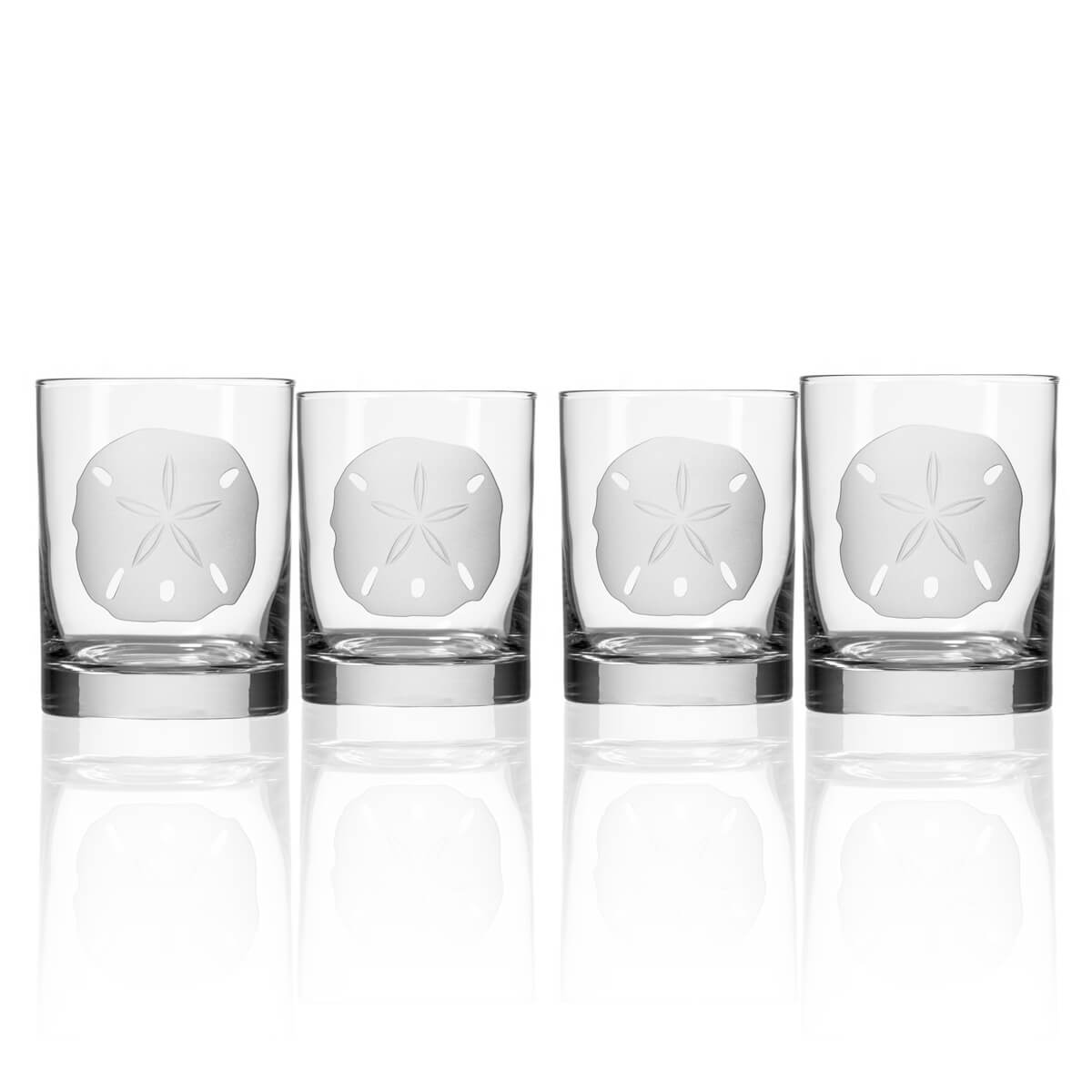 Sand Dollar 13oz Double Old Fashioned | Set of 4 – Rolf Glass