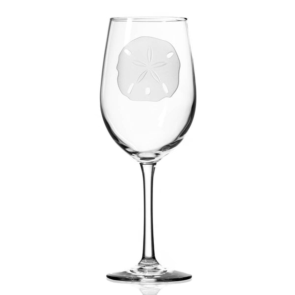 Rolf Glass Sand Dollar 12oz White Wine Glass
