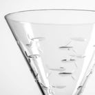 Rolf Glass School of Fish 7.5oz Martini Cocktail Glass