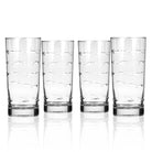 Rolf Glass School of Fish 15oz Highball Cooler Glass