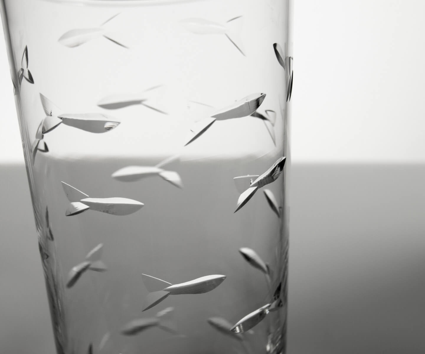 School of Fish 15oz Cooler Highball Glass | Set of 4 - Thumbnail 3