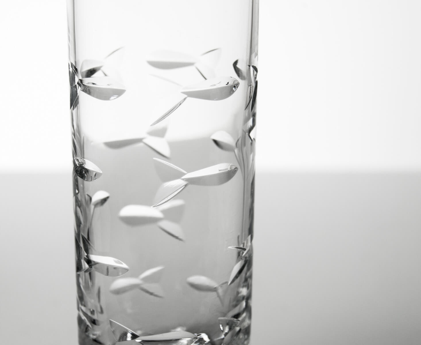 Rolf Glass School of Fish Cordial Shot Glass - Thumbnail 4