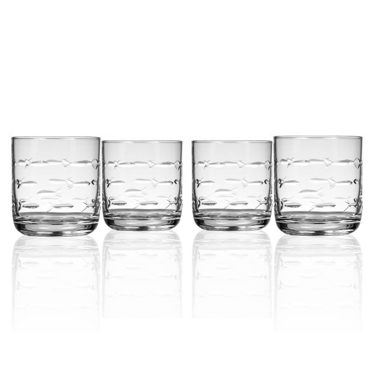 Rolf Glass School of Fish 10oz Room Tumbler