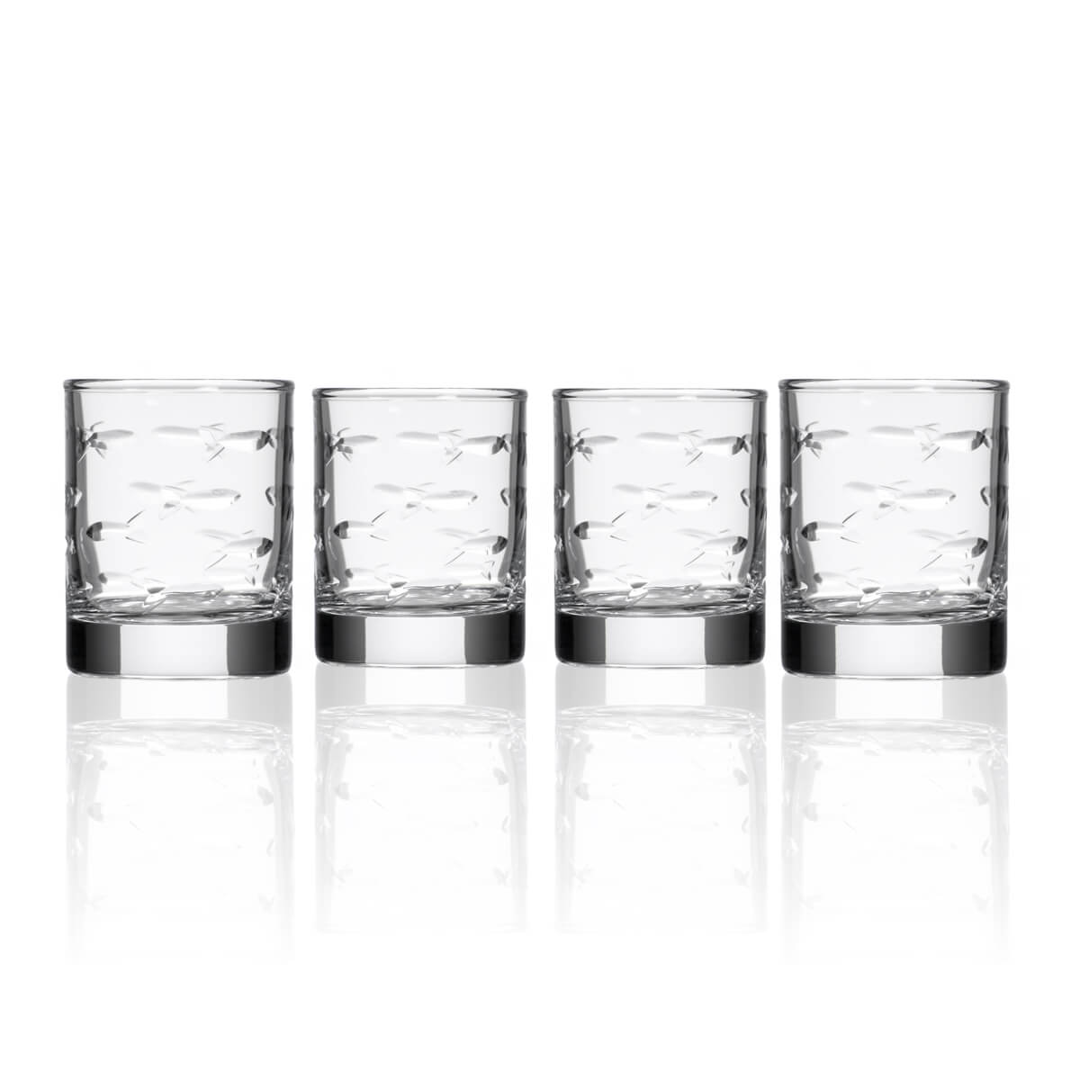 Rolf Glass School of Fish 2.5" Candle Votive