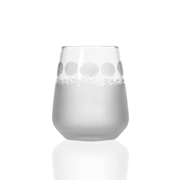 Rolf Glass Sea Shore 15.75oz Stemless Wine Glass