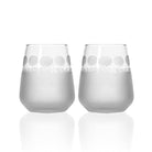 Rolf Glass Sea Shore 15.75oz Stemless Wine Glass