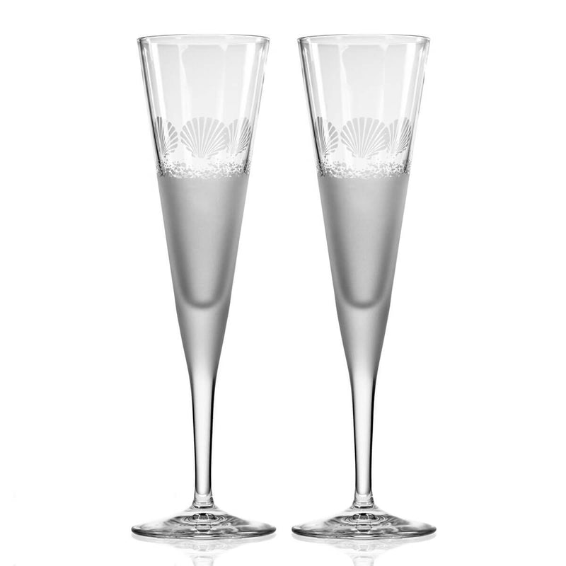 Rolf Glass Sea Shore 5.5oz Champagne Flute