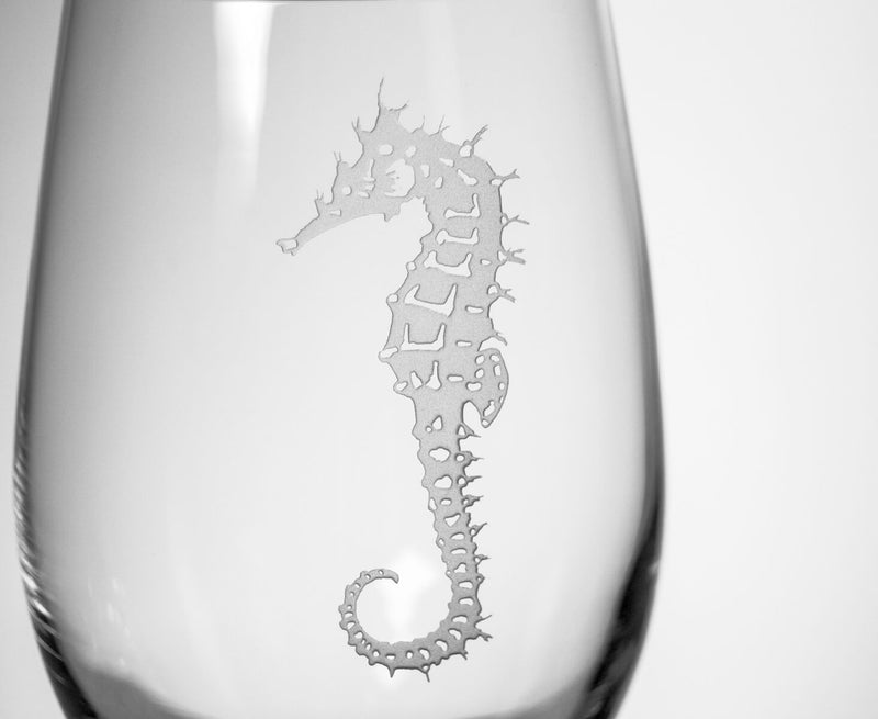 Rolf Glass Seahorse 18oz All Purpose Wine Glass