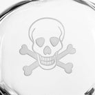 Rolf Glass Skull and Crossbones 23oz Whiskey Decanter set of 3