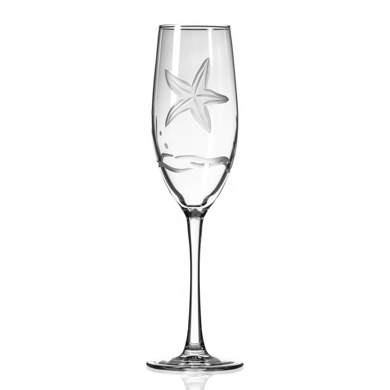 Rolf Glass Starfish 8oz Champagne Flute