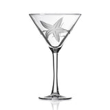 Rolf Glass Starfish 10oz Martini Cocktail Glass