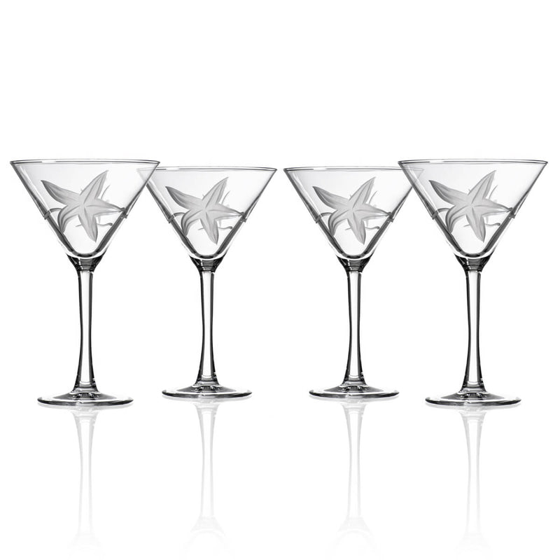 Rolf Glass Starfish 10oz Martini Cocktail Glass