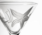 Rolf Glass Starfish 10oz Martini Cocktail Glass