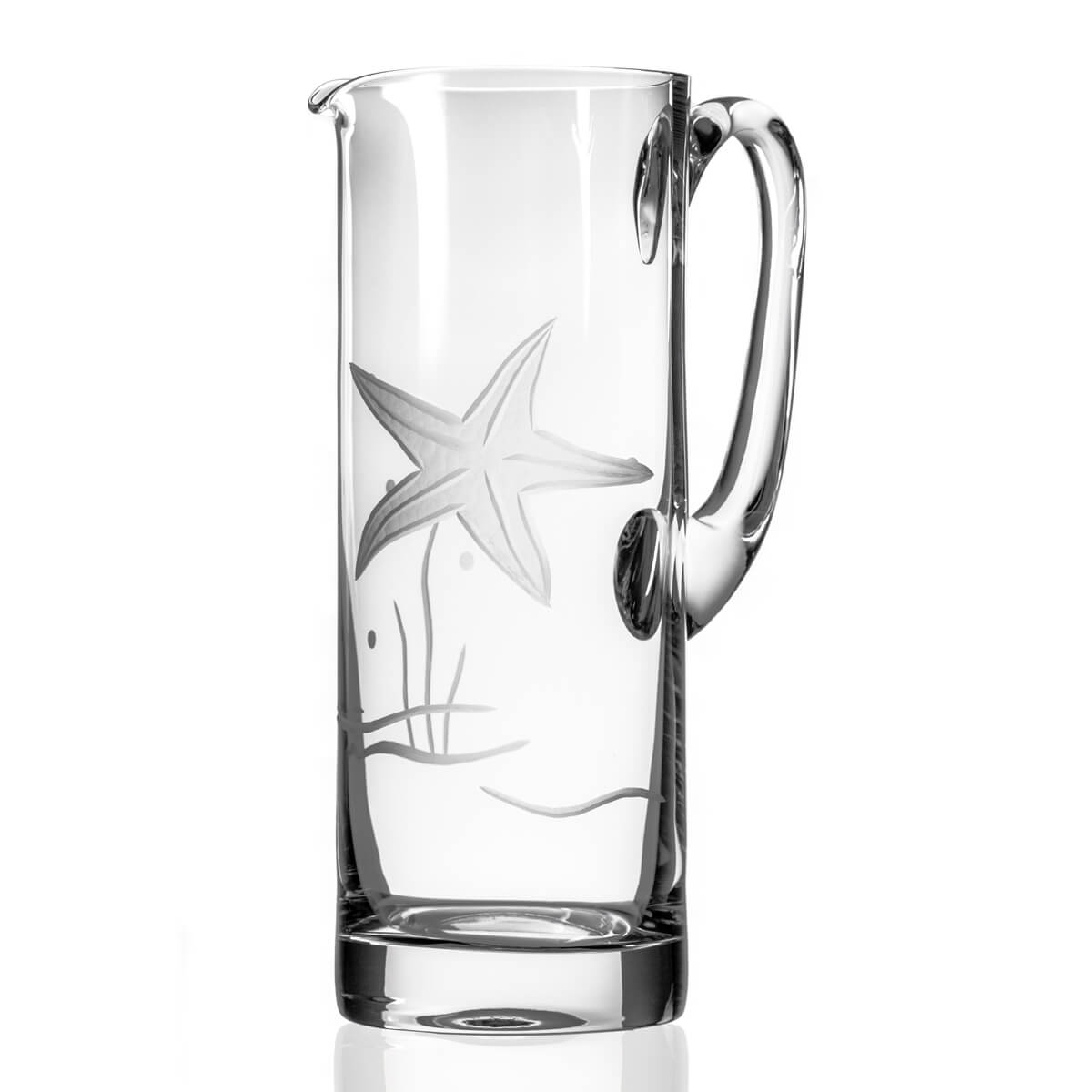 Rolf Glass Starfish 35oz Martini Pitcher