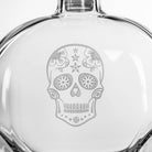 Rolf Glass Sugar Skull 23oz Whiskey Decanter