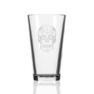 Rolf Glass Sugar Skull 16oz Beer Pint Glass