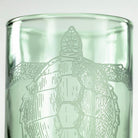 Rolf Glass Upcycled Tina Turtle 12oz Repurposed Bottle Tumbler
