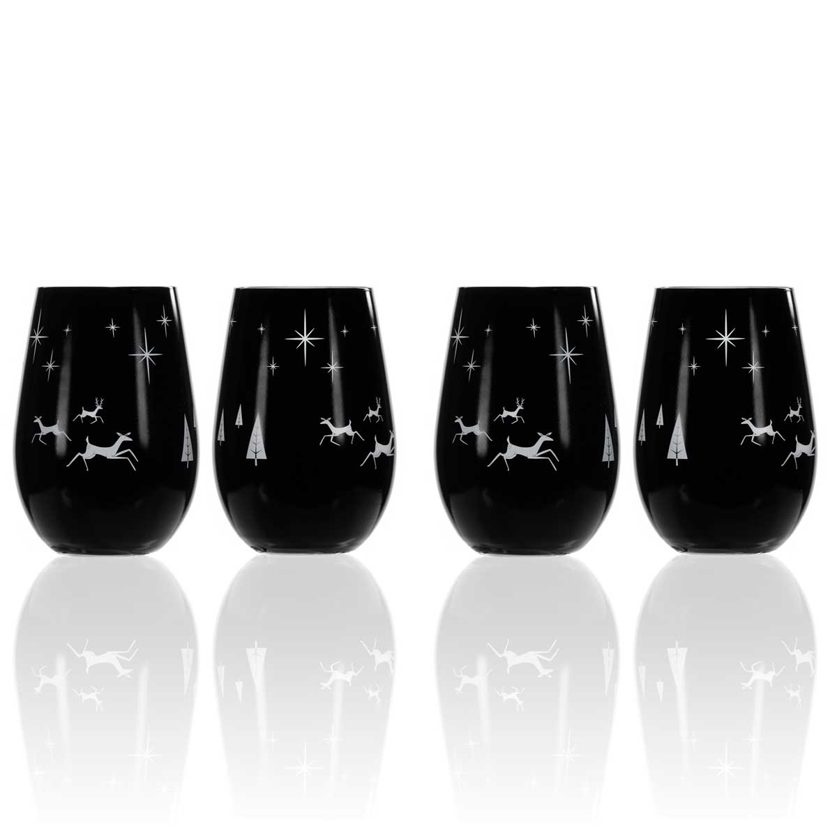 Rolf Glass Wonderland 16.5oz Stemless Wine Glass
